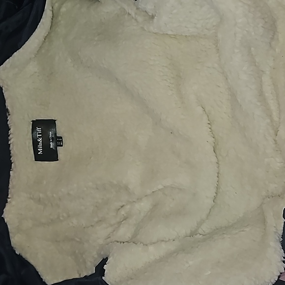 Mila&Tiff Women Thick Quilted Short Cropped Puffer Jacket Size M - Picture 12 of 14